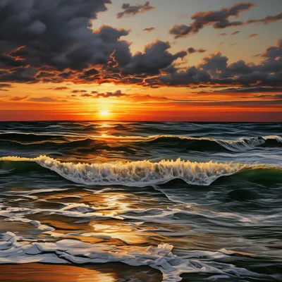 Закат на Черном море. Фотограф Гайдабуров Сергей