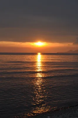 Закат на черном море | Пикабу