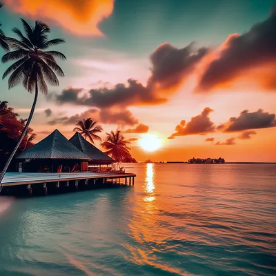 Sunset time at @luxsouthari 🌅 Пока я смотрю закат на Сицилии, покажу наш  последний закат на Мальдивах. И это был един… | Honeymoon travel, Instagram  photo, Sunset
