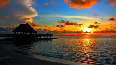 Фотографии закатов и рассветов на Мальдивах помогают поднять настроение на  весь день | Везде своя | Дзен