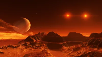 Закат на Марсе. Photographer Anton Petrus