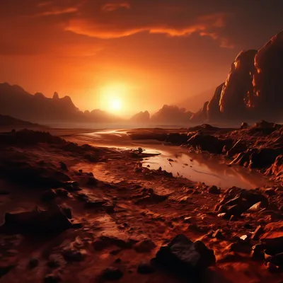 Ослепительный закат» на Марсе: ровер-ветеран NASA Curiosity впервые  запечатлел «солнечные лучи»