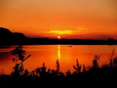 Бесплатные Закат на озере Вайнона стоковые фотографии | FreeImages