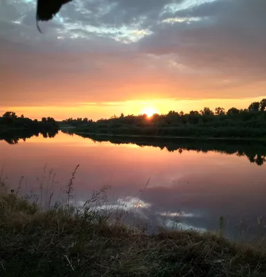 Закат на реке Великой — Фото №1336326