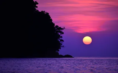 Красивый пейзаж, закат солнца, море…» — создано в Шедевруме