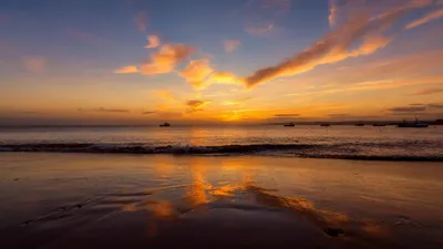 Закат солнца на море - красивые фото