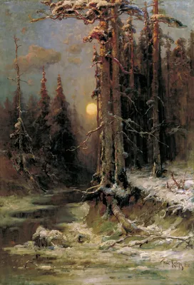 красивый закат в зимнем пейзаже, зима, закат солнца, природа фон картинки и  Фото для бесплатной загрузки