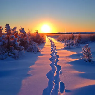 Удивительные красивый закат солнца восхода солнца в лесу солнечной зимы в  снежном. Стоковое Фото - изображение насчитывающей напольно, солнечно:  170388366