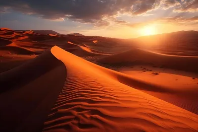 Закат в пустыне — Фото №247051