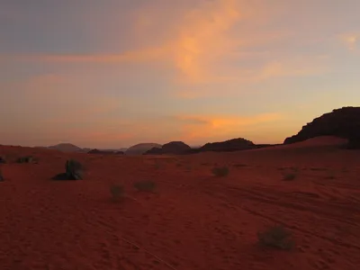 Sunset in the Merzouga desert / Закат в пустыне Мерзуга. Photographer  Aleksandrov Aleksandr