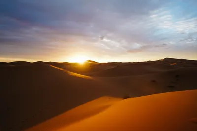 Закат в пустыне - 79 фото