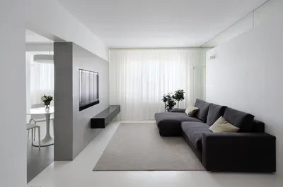 Интерьер В Серых Тонах: 150+ (Фото) Сочетаний Штор/ Обоев/ Пола | Dark grey  sofa living room, Living room grey, Living room design diy