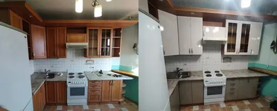 До и после: как быстро и недорого дать новую жизнь старой кухонной мебели