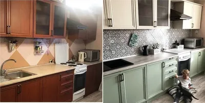 Замена кухонных фасадов в Москве, цены от «Обивка03»