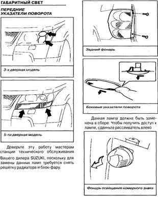 Набор замены линз Suzuki Grand Vitara 2005-2015 г.в. • Купить