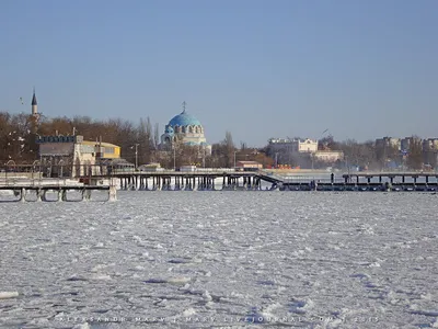 Черное море впервые за 30 лет покрылось льдом » BigPicture.ru