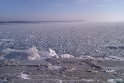 Черное море замерзло. \"Арктические\" пейзажи\"