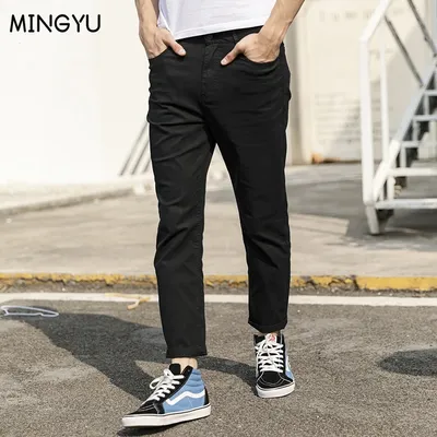 Мужские зауженные брюки Mingyu | AliExpress