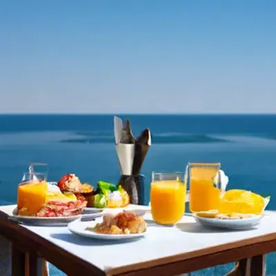 Завтрак на берегу моря» — создано в Шедевруме