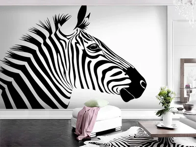 Фотообои Zebra X4-1010 | FiestaDesign