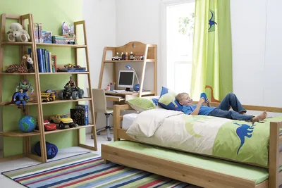 Зеленая детская комната: создание идеального пространства для ваших малышей  [90 фото]