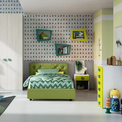 Мебель для детской комнаты серо-зеленая купить в Кишиневе