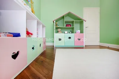 зеленая детская комната интерьер с кроватью и креслом Иллюстрация штока -  иллюстрации насчитывающей мебель, детство: 277836956