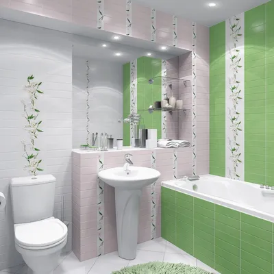 Зеленая плитка для ванной комнаты | Atlas Concorde