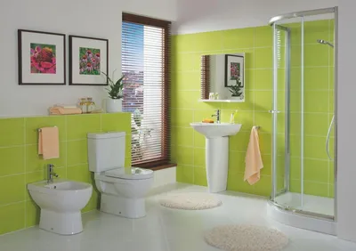 Зеленая плитка панорамная ванная комната с ванной Иллюстрация штока -  иллюстрации насчитывающей афоризмов, самомоднейше: 164672733