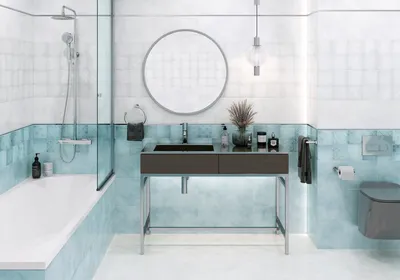 Дизайн ванной в зеленых тонах – фото стильных интерьеров