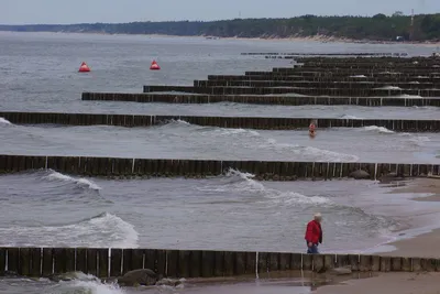 В Балтийском море у Зеленоградска установят 40-тонные буны