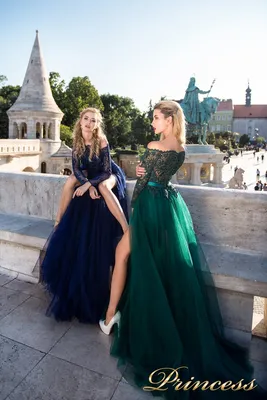 Вечерние платья зеленые длинные купить в Москве – Цена в интернет-магазине  PrincessDress