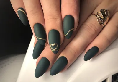 70+ матовый зеленый маникюр | Unhas coloridas, Unhas minimalistas, Unhas  decoradas