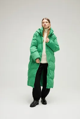 Пуховик женский Finn Flare FAC11096 зеленый L, купить в Москве, цены в  интернет-магазинах на Мегамаркет
