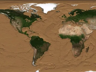 Как выглядит рельеф океанского дна Земли без воды — 3D-модель  планеты.(+видео) - Общение на любые темы - Усадьба Урсы