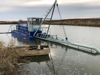 Земснаряд, судно для очистки водоемов