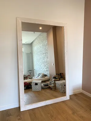 Зеркала Folk Зеркало 65x60x2,1 см в деревянной оправе