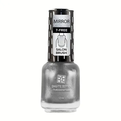 MIRROR Лак для ногтей зеркальный № MR01 серебрянный 12 мл от BRIGITTE  BOTTIER