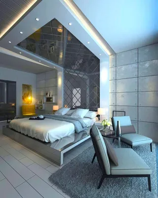 зеркальный потолок с подсветкой над кроватью | Interior design bedroom,  Beautiful ceiling designs, Ceiling design