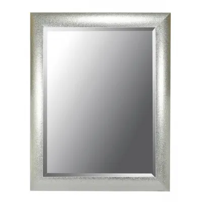 Зеркало серебро 4мм круглое с алмазной гравировкой 3