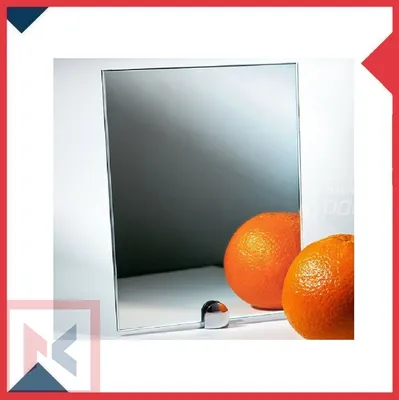 Зеркало серебро 4мм круглое с алмазной гравировкой 6 акция