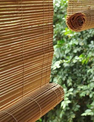 Бамбуковые рулонные шторы купить по низкой цене в Москве - Салон штор \"Наши  Шторы\"