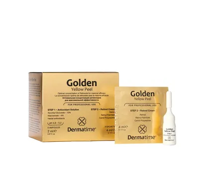 DERMATIME - Golden Yellow Peel (Dermatime) – набор для желтого пилинга