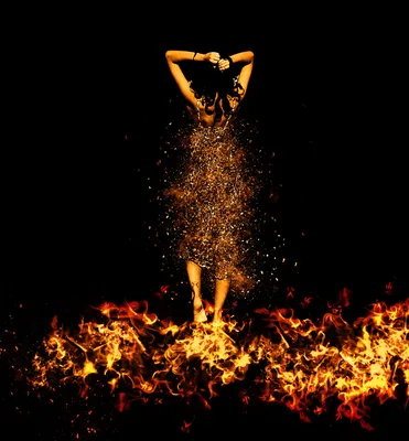 Девушка огонь :: Кристина Kottia – Социальная сеть ФотоКто