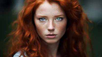 Ульяна, девушка, рыжие волосы …» — создано в Шедевруме