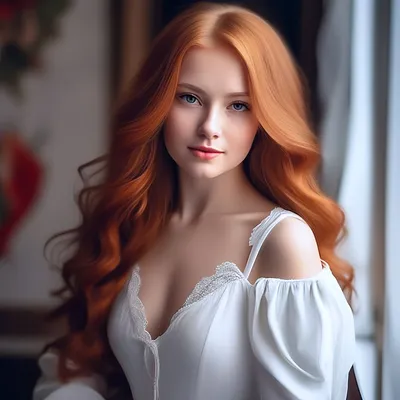 красивая рыжая девушка | Прически с красными волосами, Рыжеволосые девушки,  Рыжие девушки
