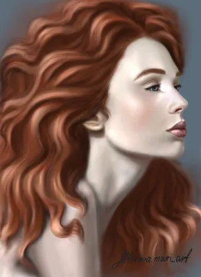 девушка с рыжими волосами и голубыми глазами смотрит в камеру, Лора Бойс  фон картинки и Фото для бесплатной загрузки