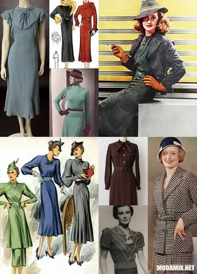 Одежда в стиле 30-х годов | Стиль 30-х, Мода 1930-х годов, Стиль 1930-х  годов
