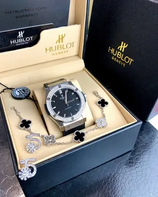 Наручные часы HUBLOT, модель Унисекс черные – купить в интернет-магазине,  цена, заказ online