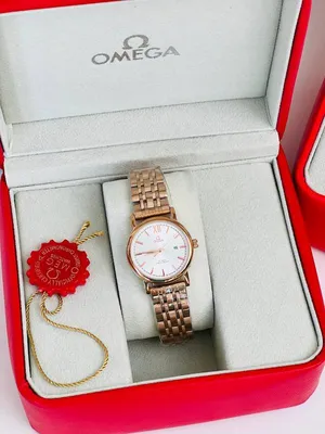 Наручные часы Omega из золота 56 пробы с алмазами 19 века купить в Москве